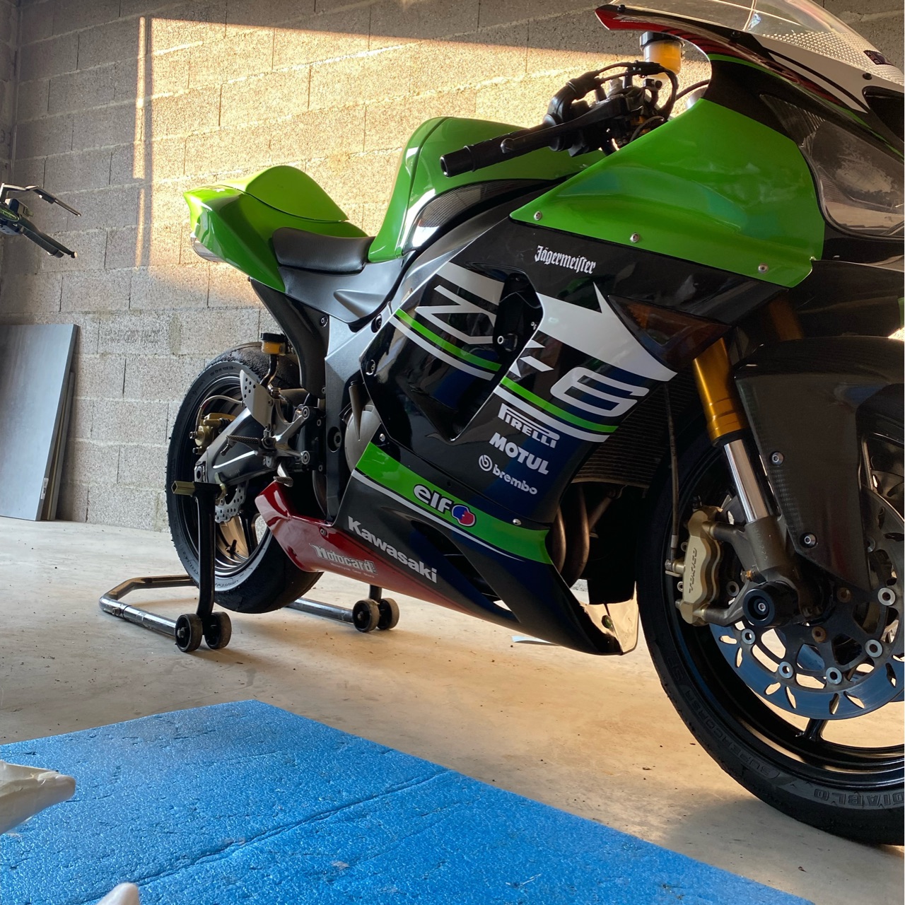 Zx6r piste