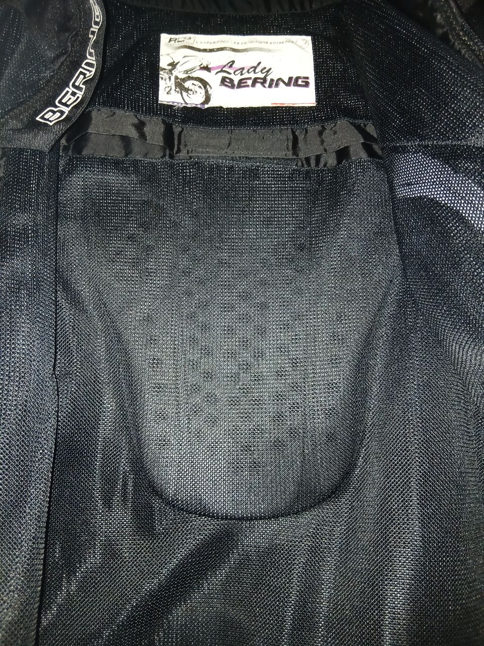 Blouson d'été de moto noir pour femme Taille 44