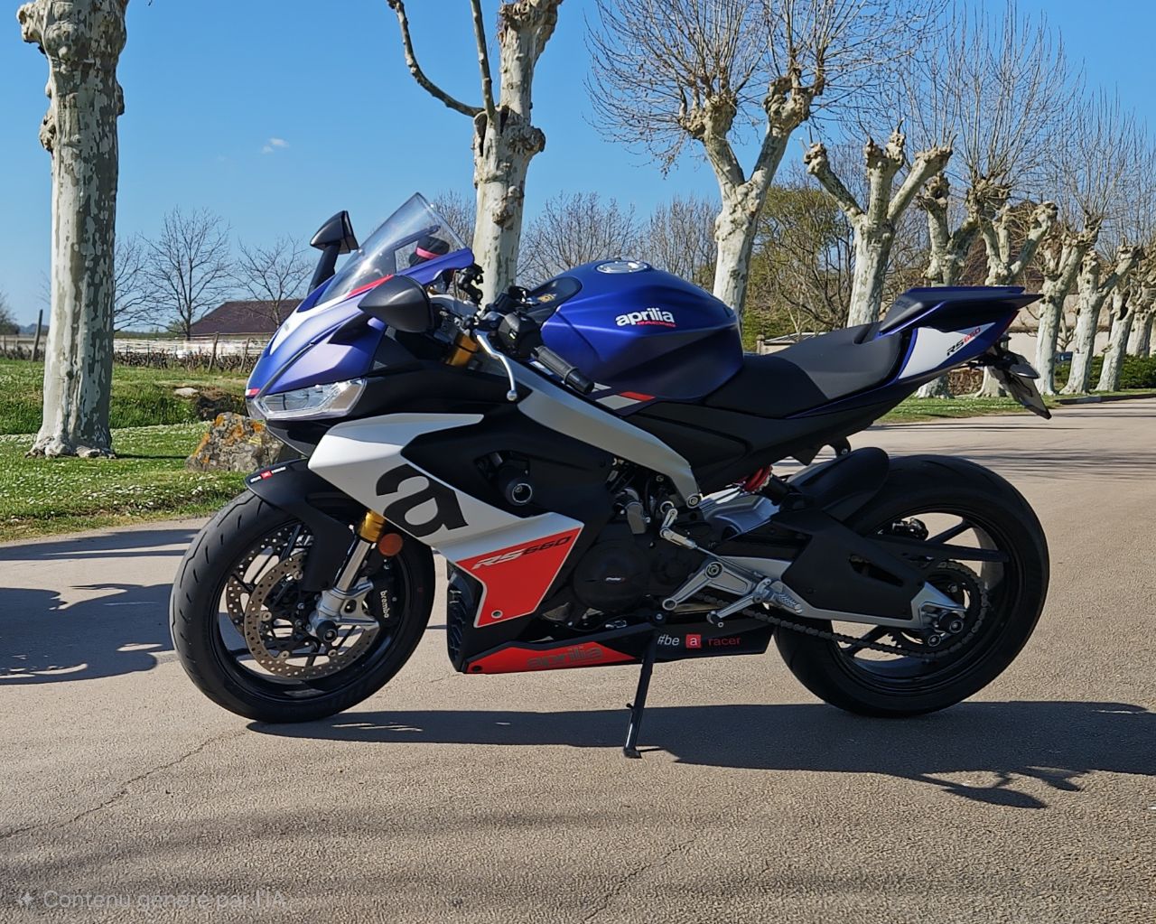 Aprilia RS660 95CV Tribute nombreux accessoires 