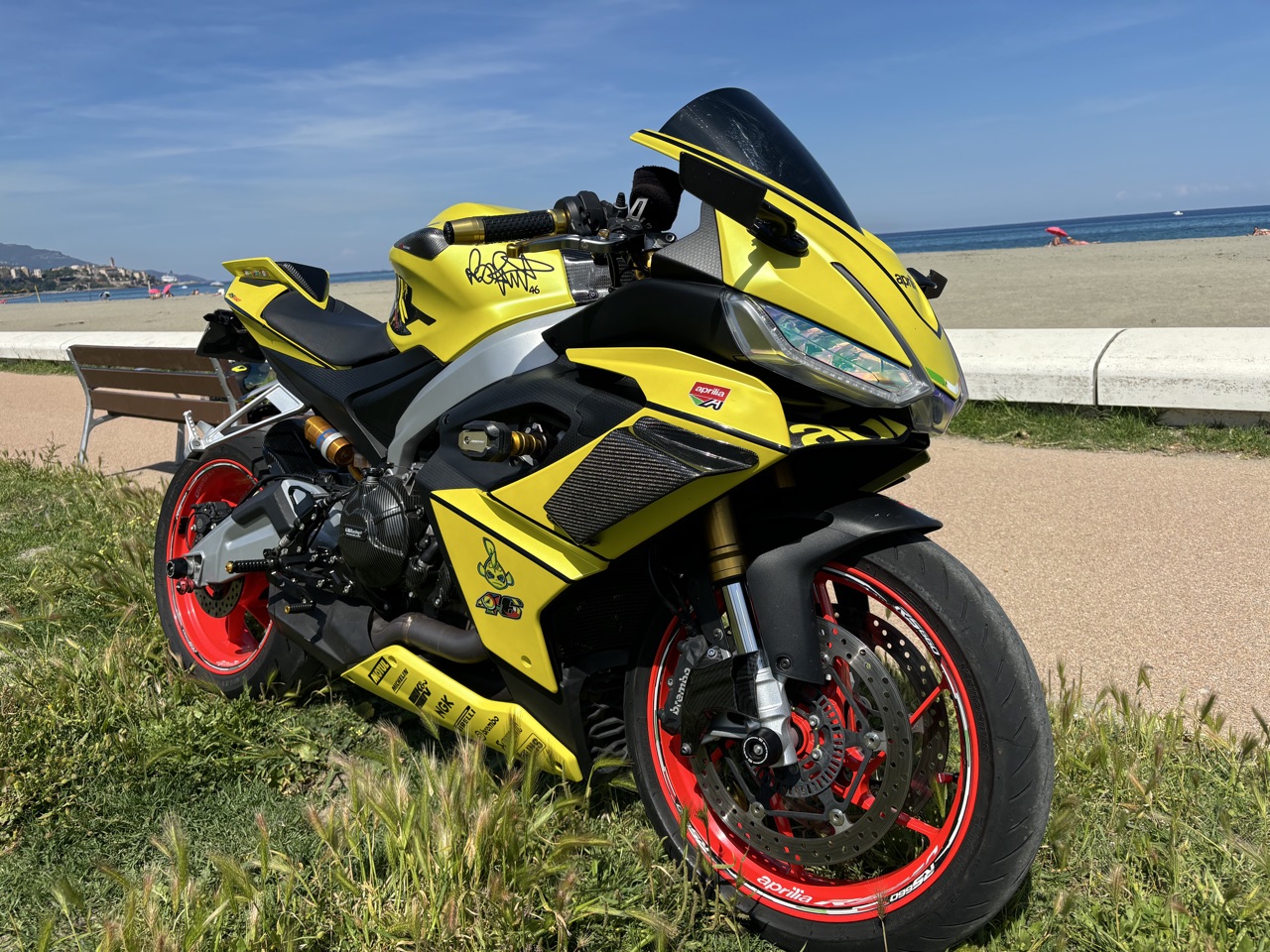 Aprilia Rs660 95ch acid gold 