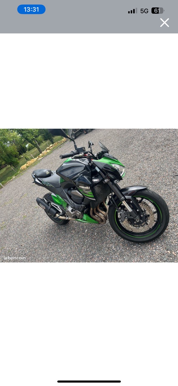 Vendre moto kawasaki Z800 
