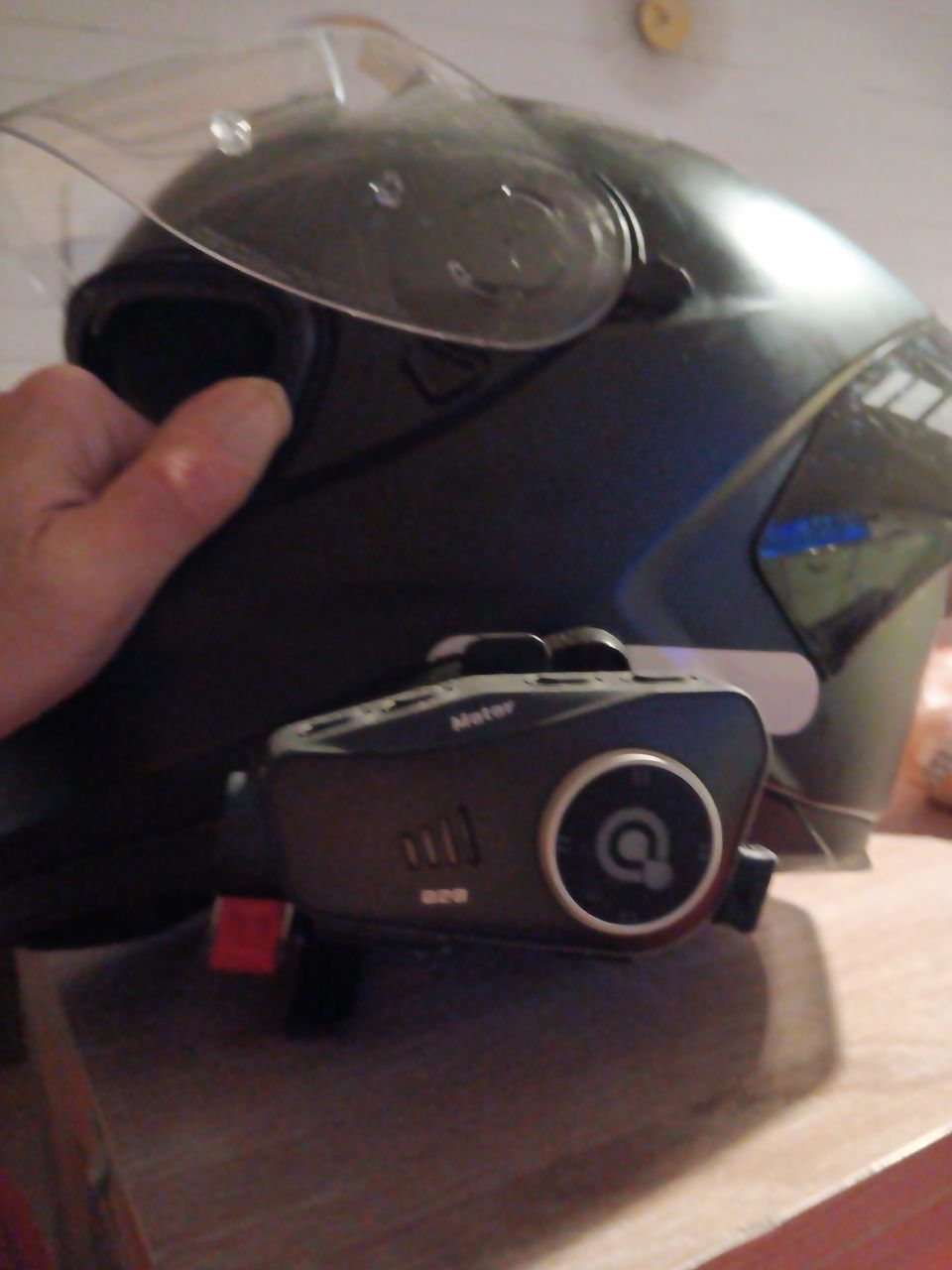 Blouson, casque, chaussures 