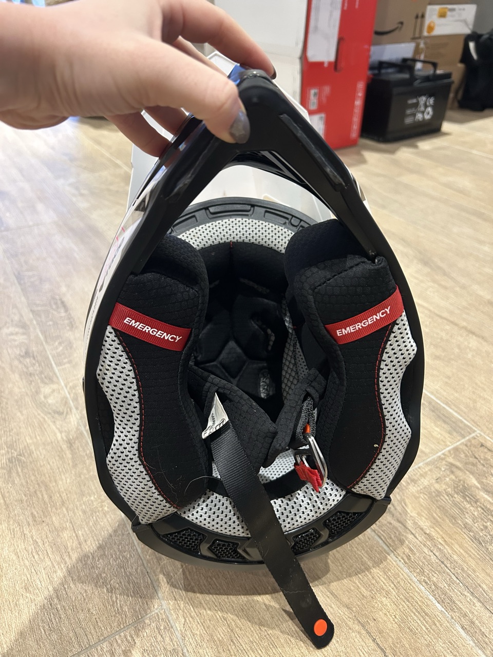 Casque de moto cross femme Pull in race 