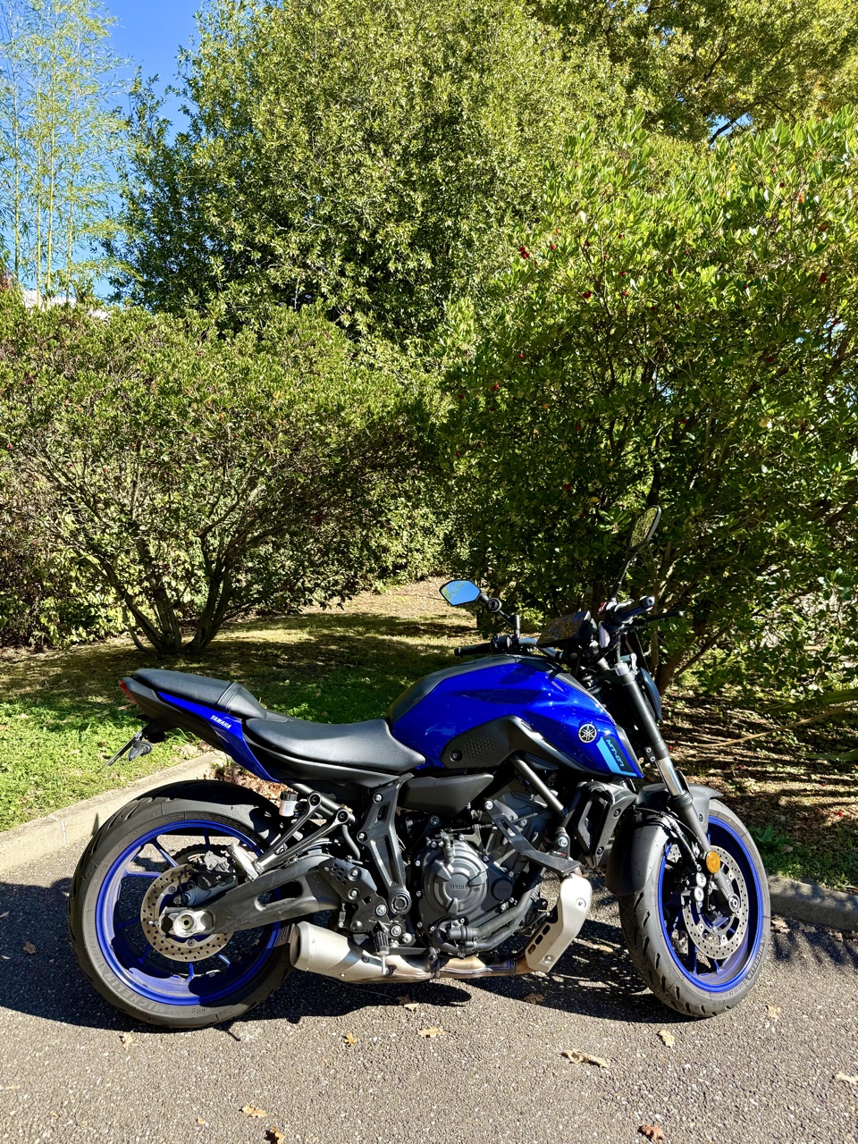 Yamaha MT-07 35 kW (A2) – Bleu Icon – Excellent ét