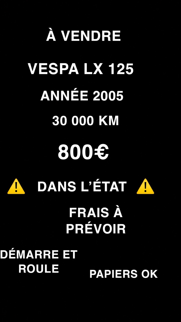 PIAGGIO VESPA LX 125