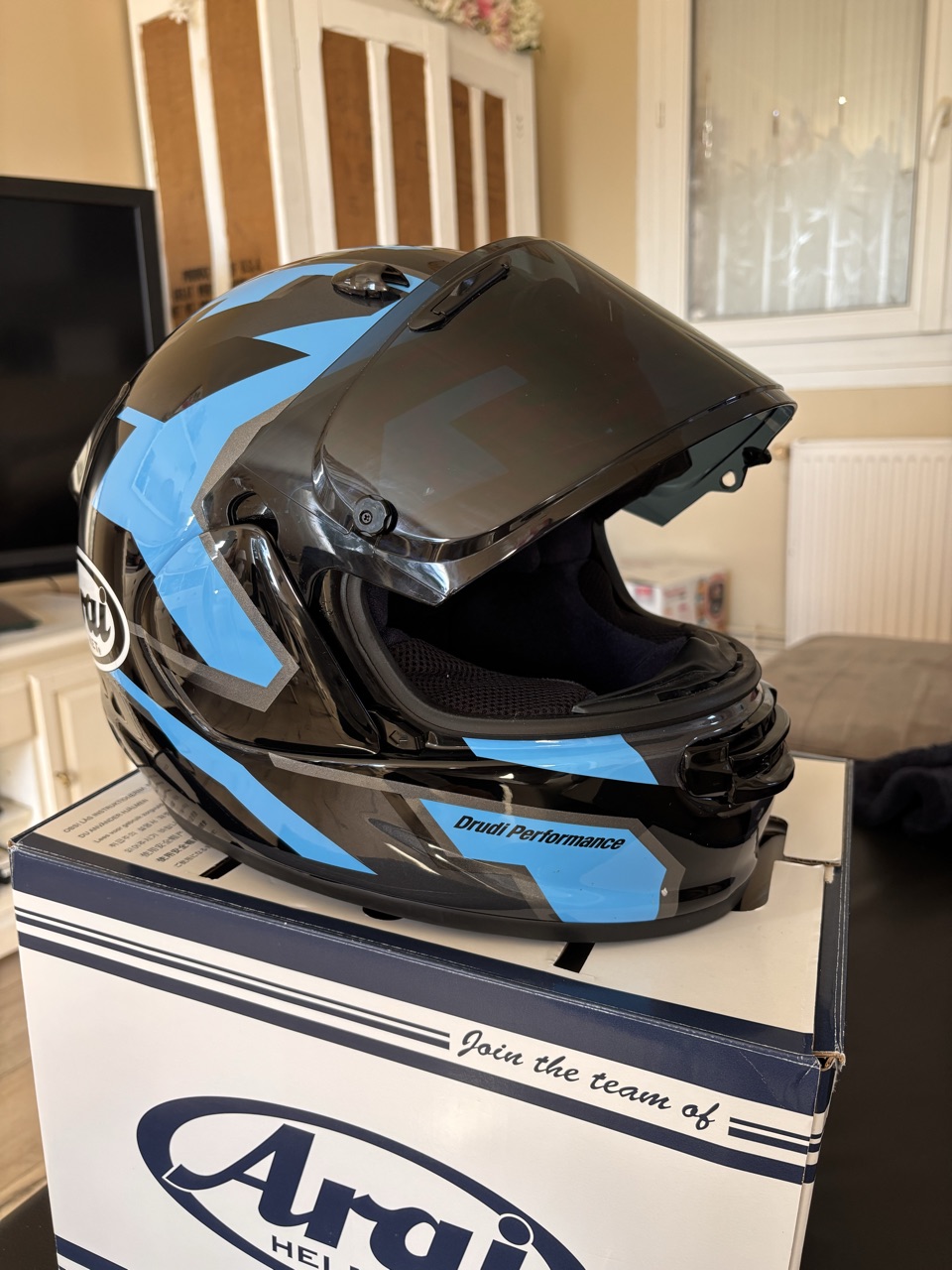 Casque Arai quantic bleu