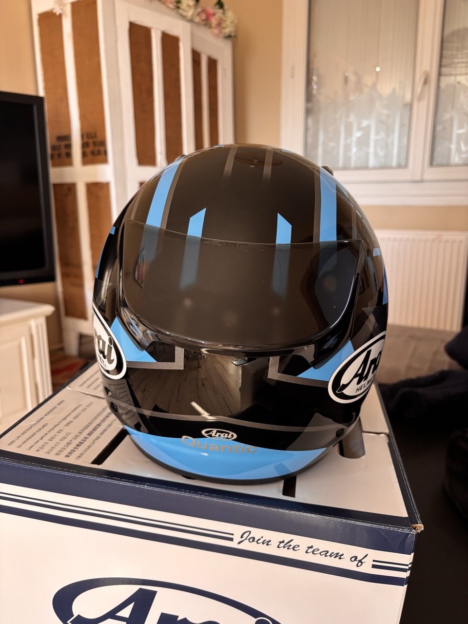 Casque Arai quantic bleu