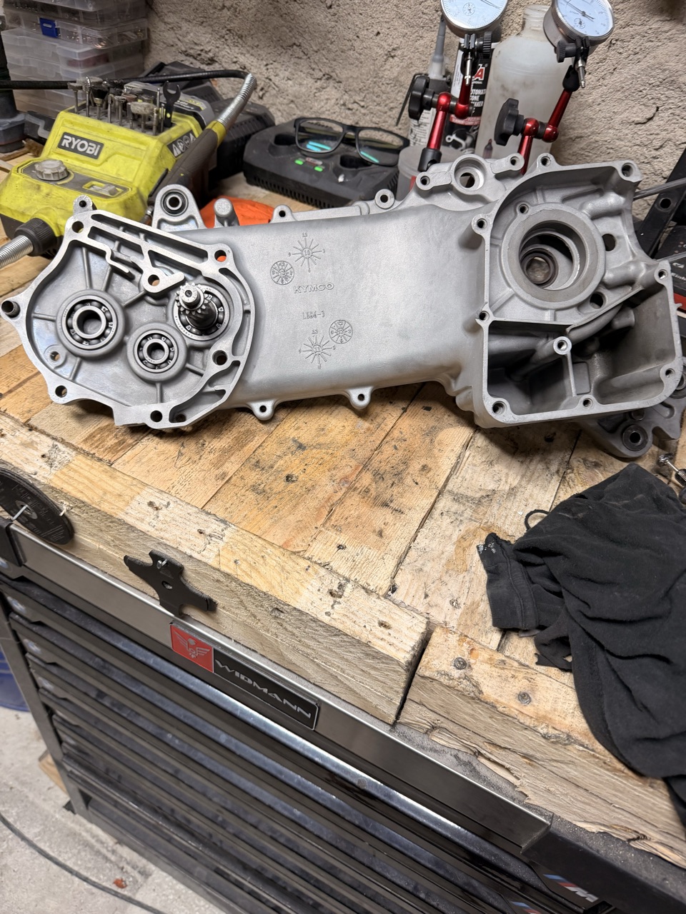 Carter Moteur côté droit  kymco agility 50cc