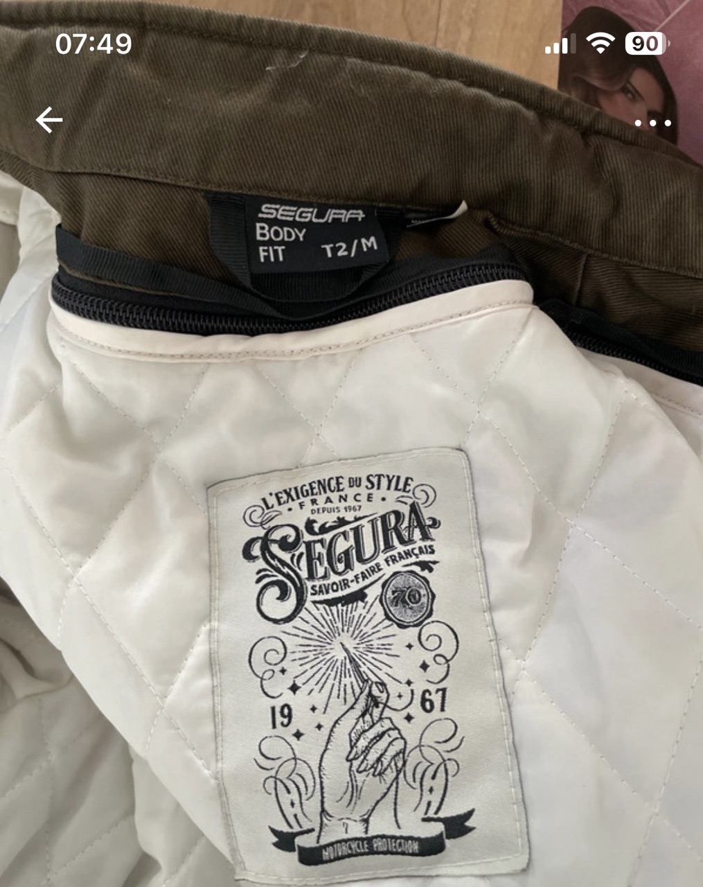 Veste de moto femme Segura taille M