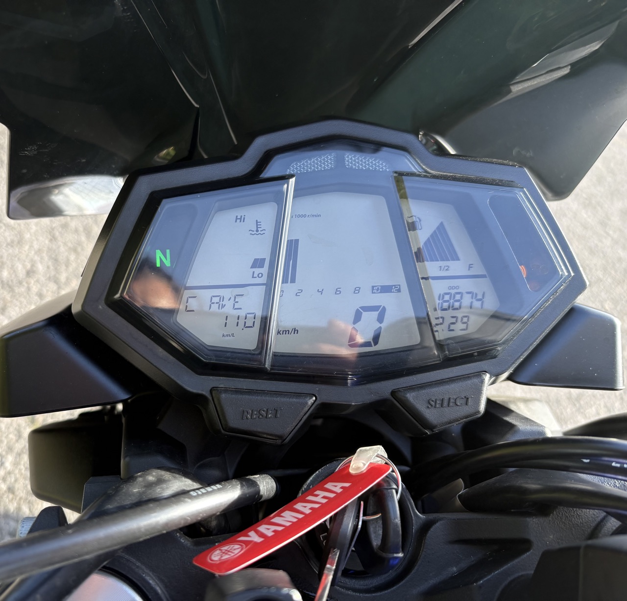 MT125 rabaissée