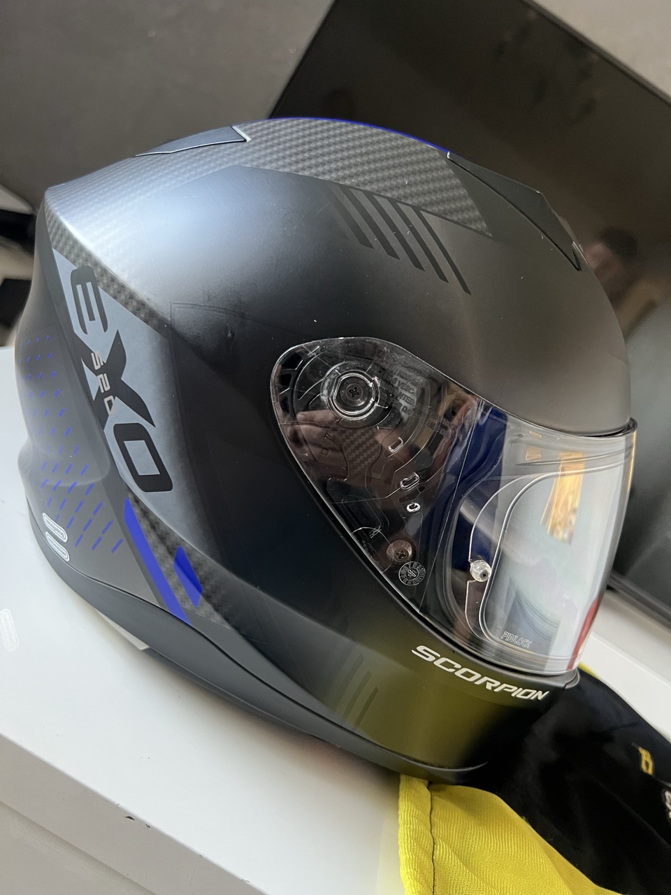 Casque moto Scorpion EXO-520 Air + Intercom Sena i