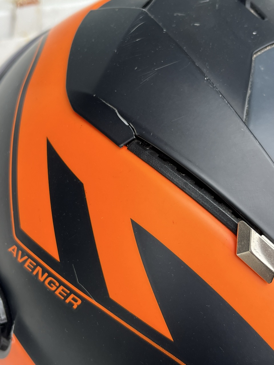 Casque moto Shark Speed-R Avenger orange et noir X