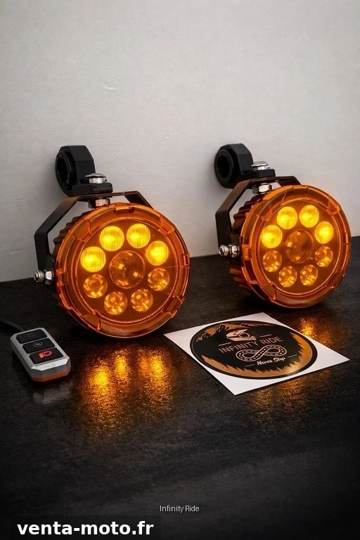 Feux Additionnels Moto Puissants LED Style Denali