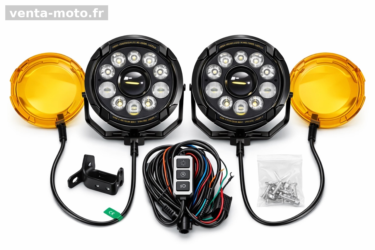 Feux Additionnels Moto Puissants LED Style Denali