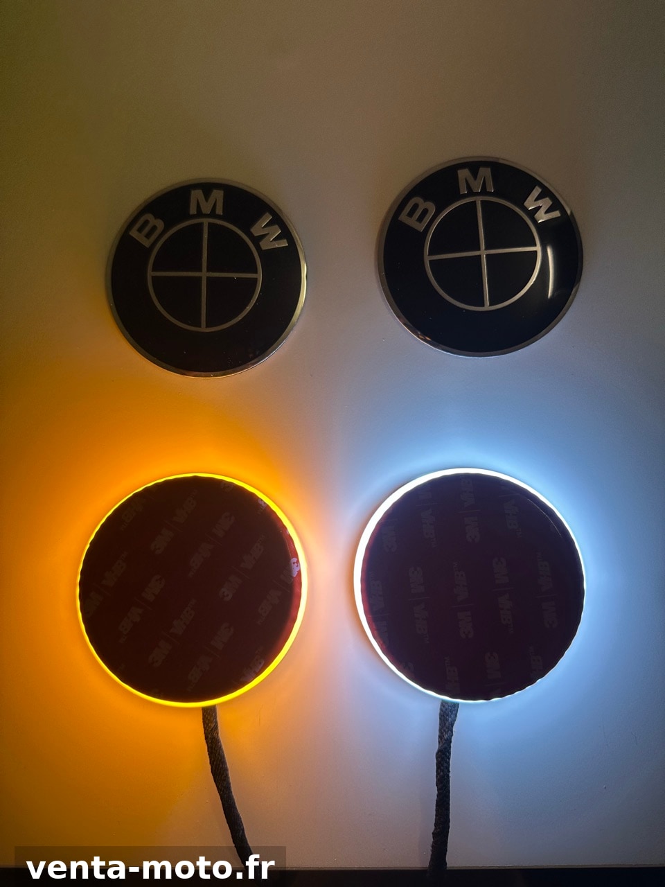 kit logo led neuf couleur blanc clignotant bmw gs