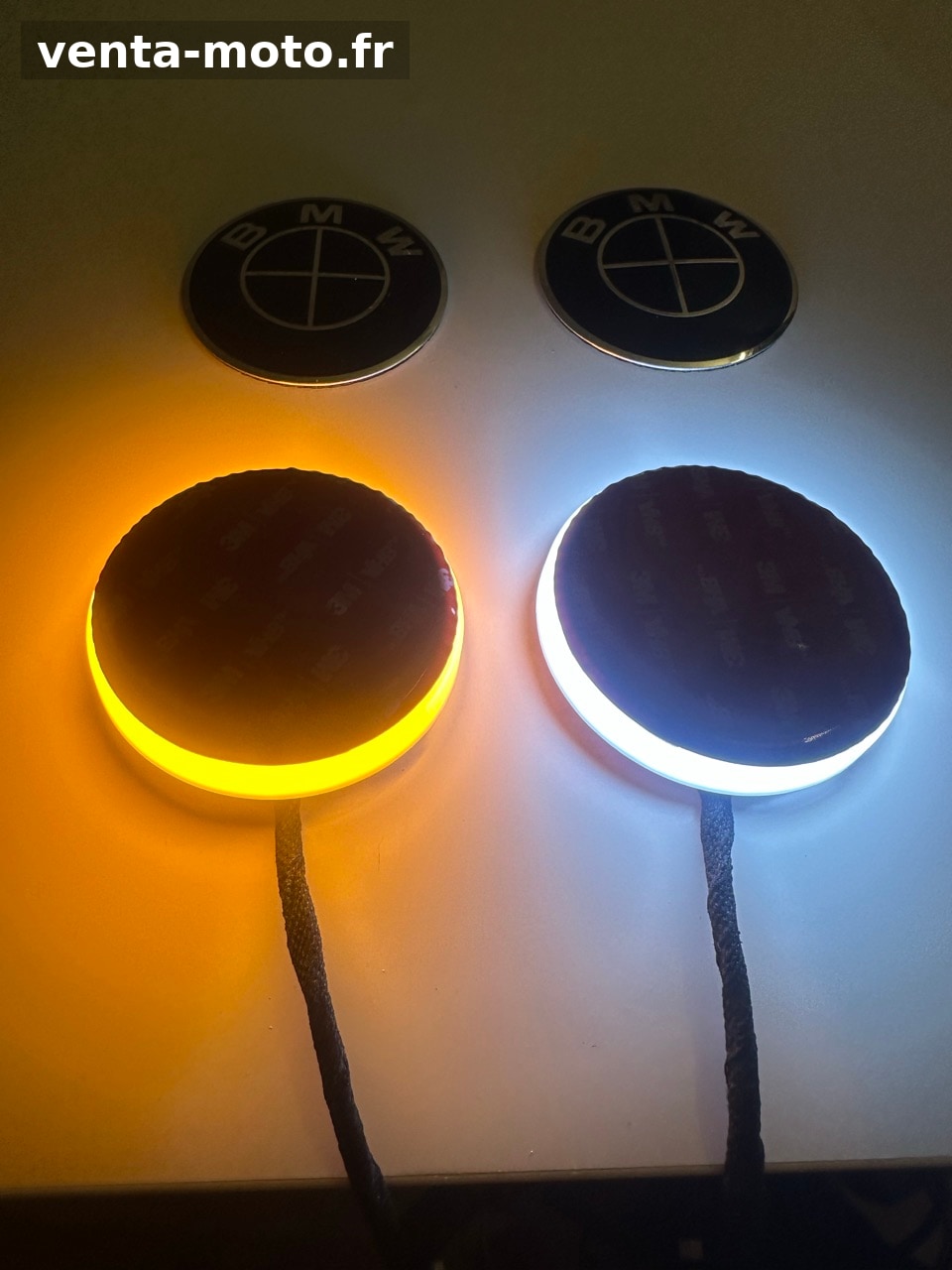 kit logo led neuf couleur blanc clignotant bmw gs