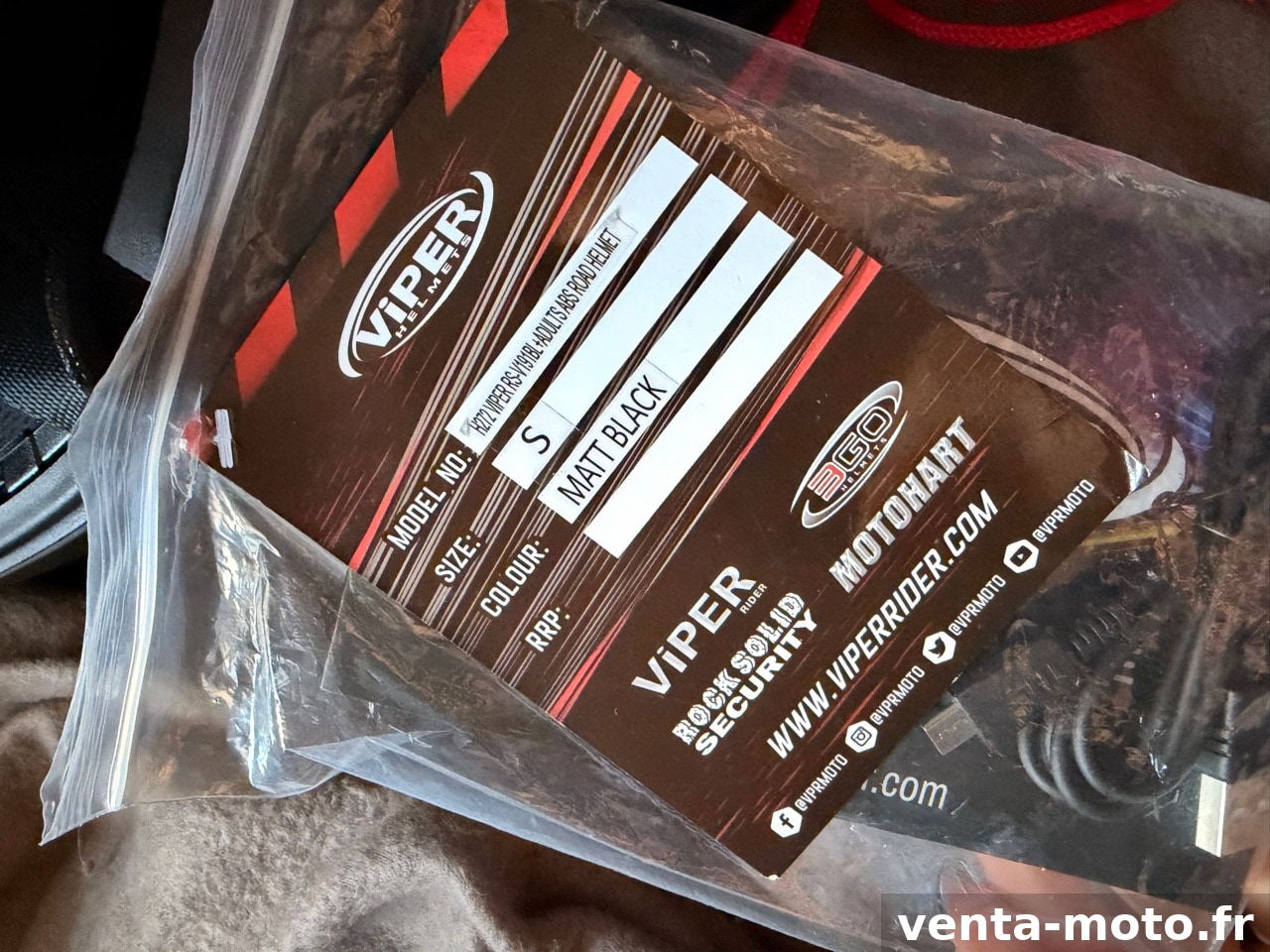 Casque moto VIPER PJ RATED
