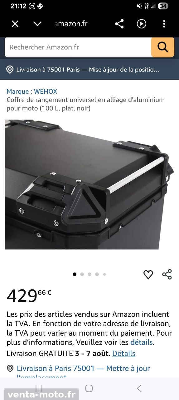 Top case neuf