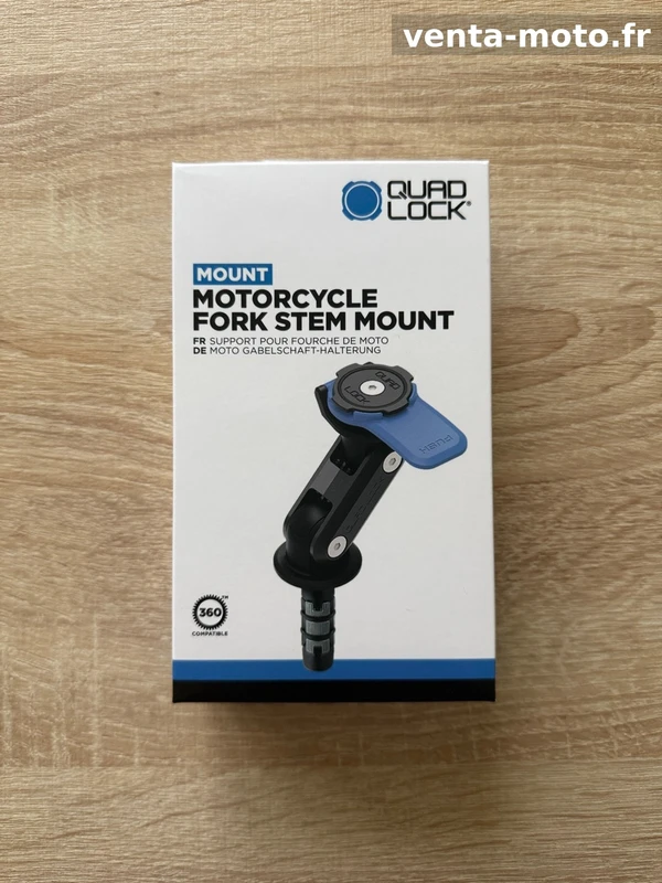 Quad Lock Motorcycle Fork Stem Mount - Support de