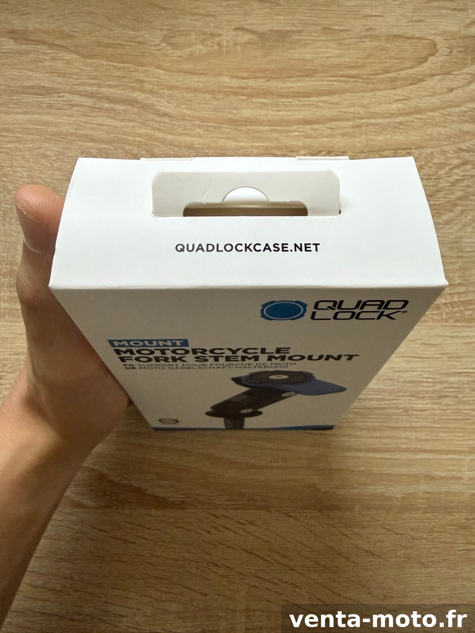 Quad Lock Motorcycle Fork Stem Mount - Support de