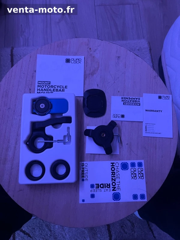 Quadlock support moto