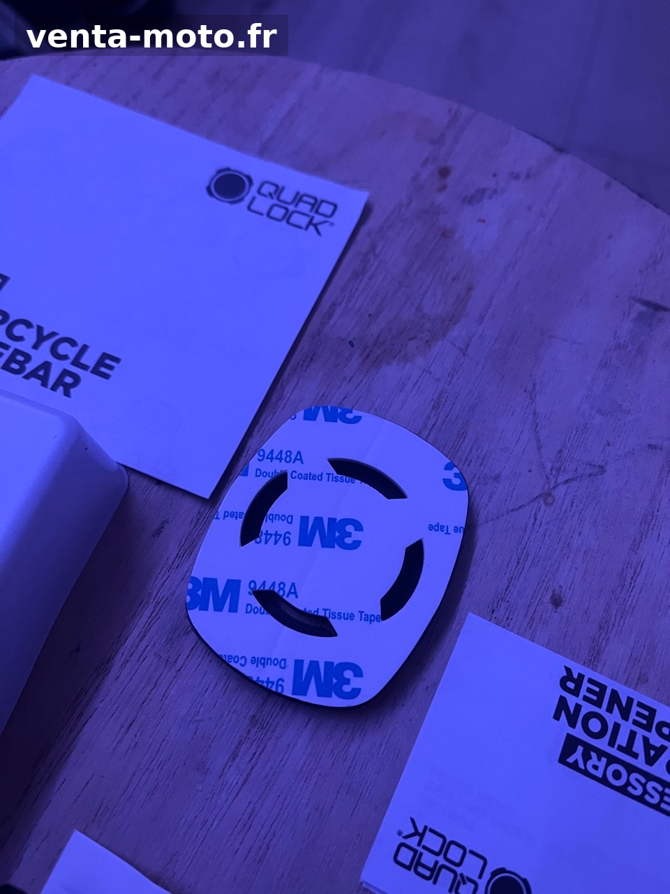 Quadlock support moto