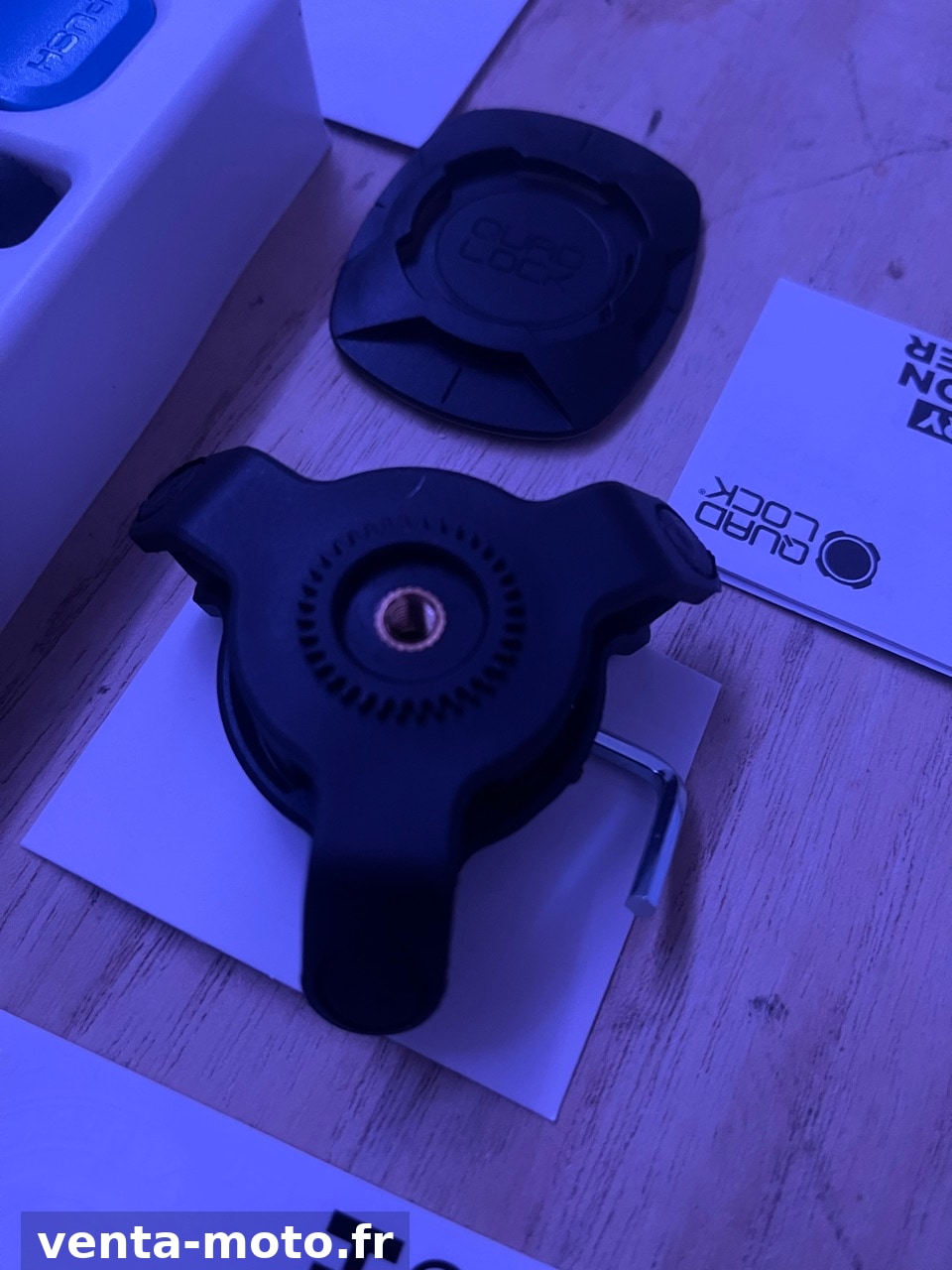 Quadlock support moto